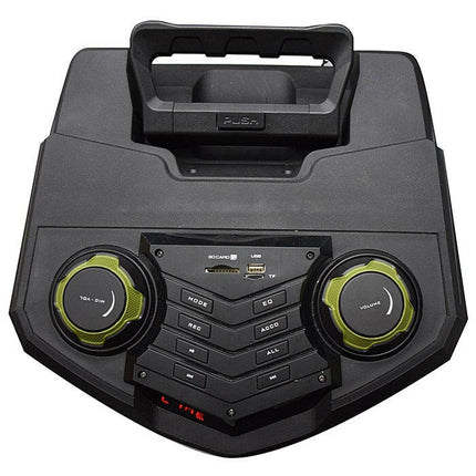 Coluna Portátil 10" USB/MP3/BT/LED/BAT-Som e luz-Karma-Music Stage