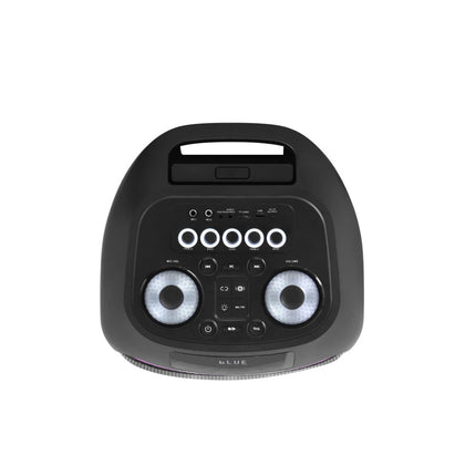 Coluna Portátil 14" 100W + 1 Micro + Comando