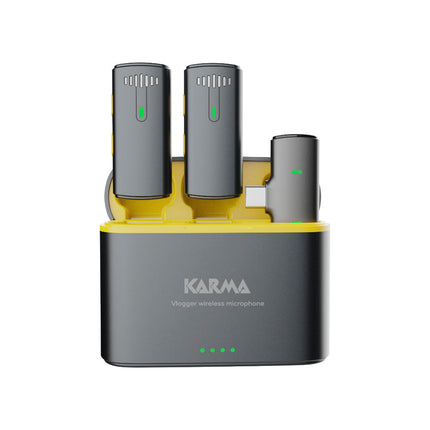 Microfone Lapela s/ Fios USB-C p/ Vlog c/ Caixa