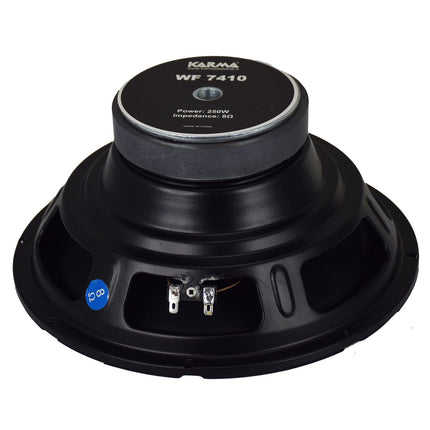 Woofer 10" 250W 8ohm (25cm)-Som e luz-Karma-Music Stage