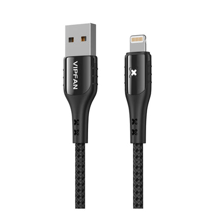 Cabo USB “A” Macho / Apple Lightning 1,2m – Preto