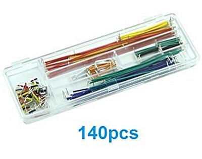 Kit 140 Pontes Ligação p/ Placas Ensaio-Robotica e prototipagem-Funduino-Music Stage