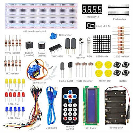Kit Básico Aprendizagem p/ Funduino-Robotica e prototipagem-Keyestudio-Music Stage
