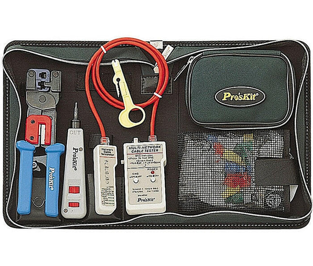 Kit Básico Instalação/Reparação Redes-Apoio tacnicobricol-ProsKit-Music Stage