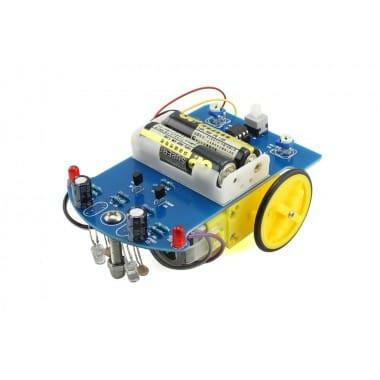 Kit Carro Inteligente Seguidor Linha-Robotica e prototipagem-Funduino-Music Stage