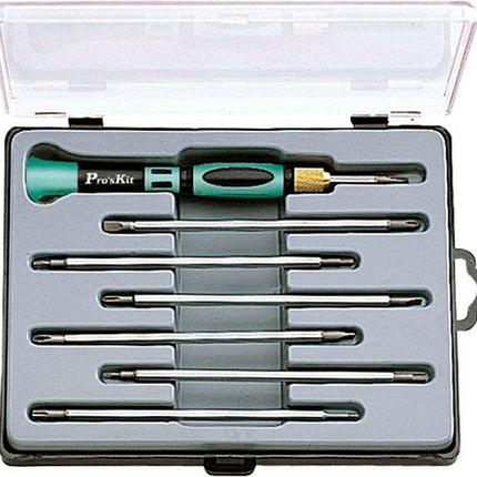 Kit Chave - 7 Pontas Reversíveis (14 em 1)-Apoio tacnicobricol-ProsKit-Music Stage