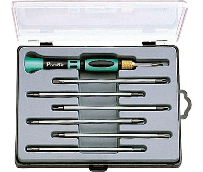 Kit Chave - 7 Pontas Reversíveis (14 em 1)-Apoio tacnicobricol-ProsKit-Music Stage