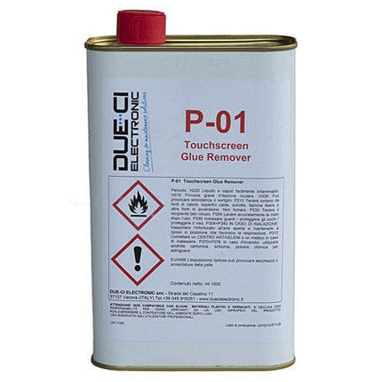 Liquído p/ Remoção Ecrãs Tácteis P01 - 1 Litro-Apoio tacnicobricol-Due Ci-Music Stage