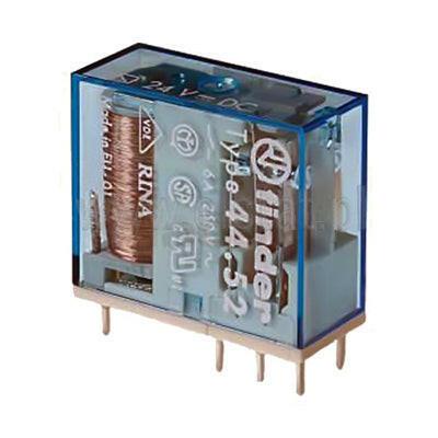 Relé DC 24V/2C/6A - R:5mm Circuito Impresso-Electricidade-Finder-Music Stage