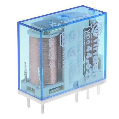 Relé DC 24V/2C/10A - R:5mm Circuito Impresso-Electricidade-Finder-Music Stage
