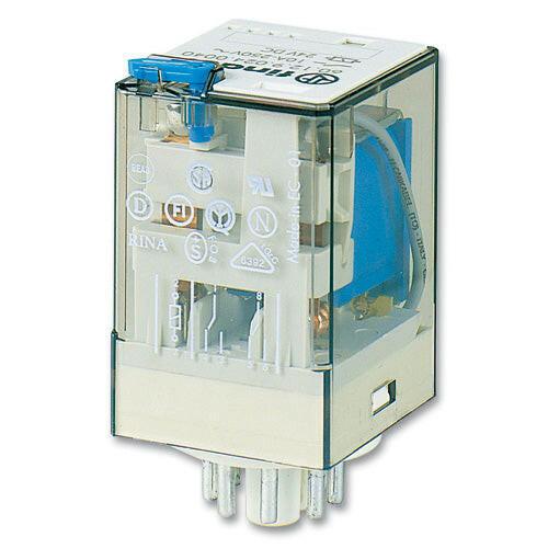 Relé AC230V/2C/10A - Octal Industrial + Indicador Mecânico