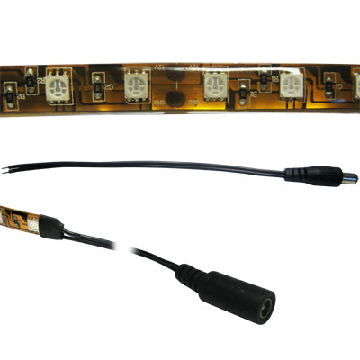 Fita LED 5050 IP63 12V 5mt/300 Verde - Fundo Castanho-Iluminacao e led-Nextec-Music Stage