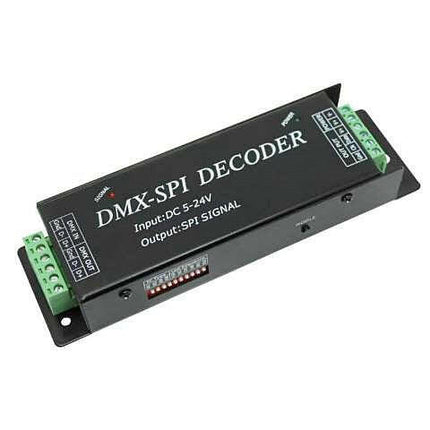 Controlador DMX p/ Fita LED RGB 5-24VDC-Iluminacao e led-SMI-Music Stage