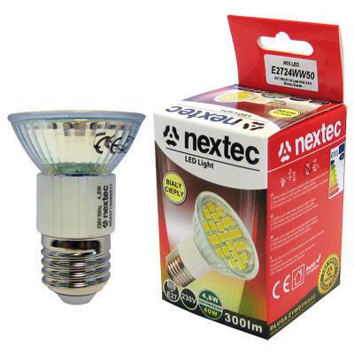 Lâmpada LED E27 4,8W 24 Leds Branco Quente-Iluminacao e led-Nextec-Music Stage