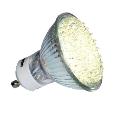 Lâmpada LED GU10 3,5W 140lm 60 Leds Ø5mm Branco Quente-Iluminacao e led-Nextec-Music Stage