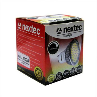 Lâmpada LED GU10 3,5W 260lm DIM 60 Leds Branco Quente-Iluminacao e led-Nextec-Music Stage