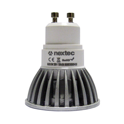Lâmpada LED GU10 3W 210lm COB Branco Quente-Iluminacao e led-Nextec-Music Stage