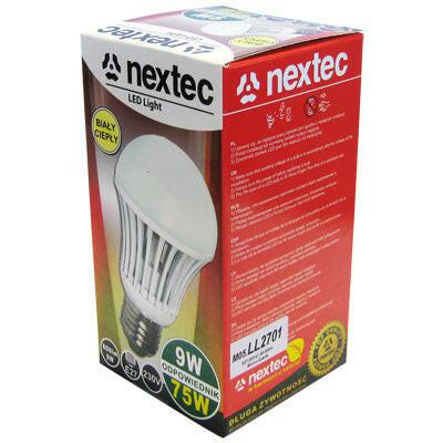 Lâmpada LED E27 9W 800lm Branco Quente-Iluminacao e led-Nextec-Music Stage