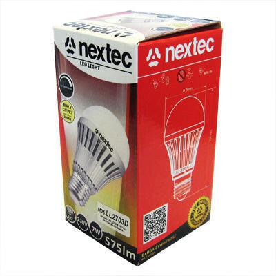 Lâmpada LED E27 7W 575lm DIM Branco Quente-Iluminacao e led-Nextec-Music Stage