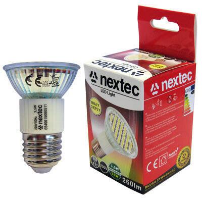 Lâmpada LED E27 3,5W 260lm JDR 60 Leds Branco Quente-Iluminacao e led-Nextec-Music Stage