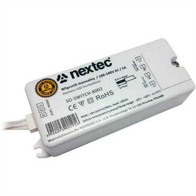 Interruptor Electrónico Touch AC230V 5A-Iluminacao e led-Nextec-Music Stage