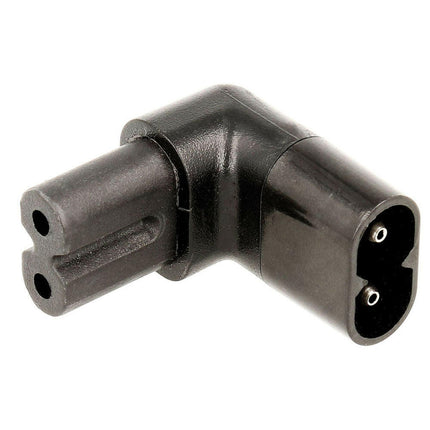 Adaptador Alimentação Tipo 8 Macho / Tipo 8 Fêmea - Curva-Fichas e cabos-SMI-Music Stage