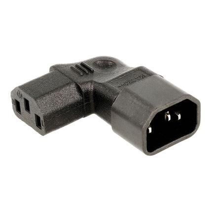 Adaptador Alimentação IEC-C14 Macho / IEC-C13 Fêmea - Curva-Fichas e cabos-SMI-Music Stage