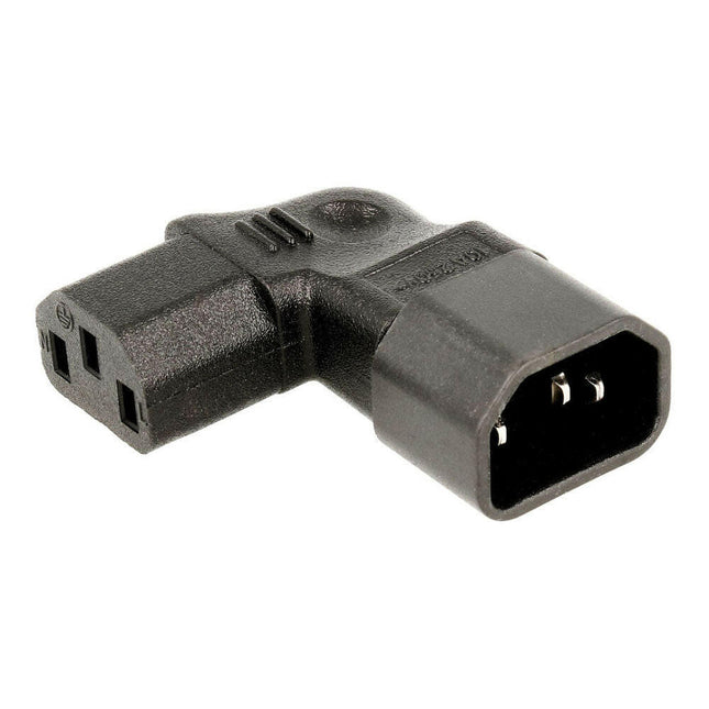 Adaptador Alimentação IEC-C14 Macho / IEC-C13 Fêmea - Curva-Fichas e cabos-SMI-Music Stage