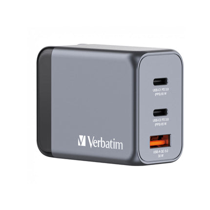 Alimentador AC230V/DC5V USB-A + 2x USB-C 65W