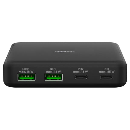 Transformador de Secretária Multiporta USB-C PD 65W-Energia-Goobay-Music Stage