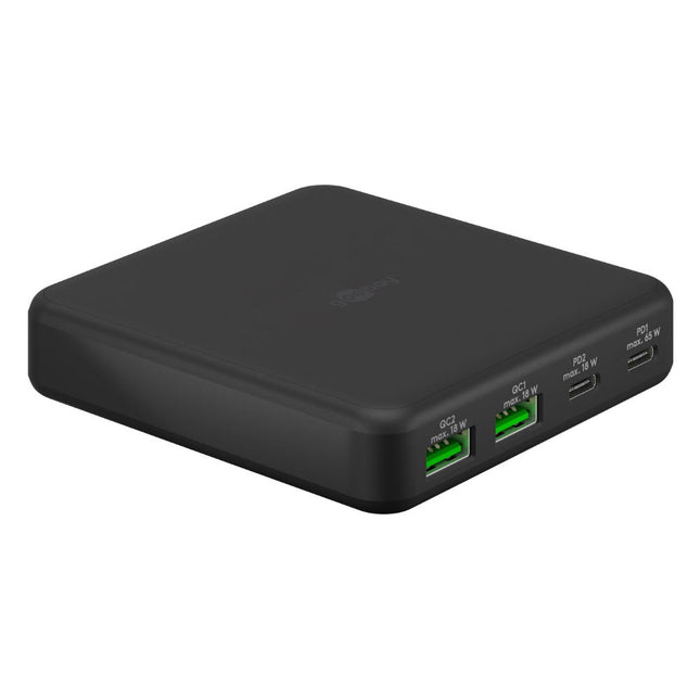 Transformador de Secretária Multiporta USB-C PD 65W-Energia-Goobay-Music Stage
