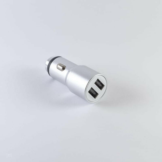 Transformador Isqueiro DC12/24V/DC5V 2,1A 2xUSB - Alumínio-Energia-SMI-Music Stage