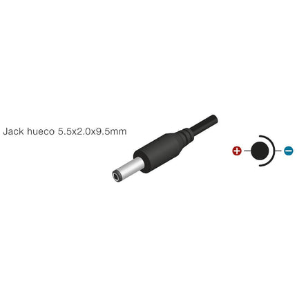 Transformador AC230V/AC12V 3A 36W - Ficha 5,0x2,0x9,5mm-Energia-Nimo-Music Stage