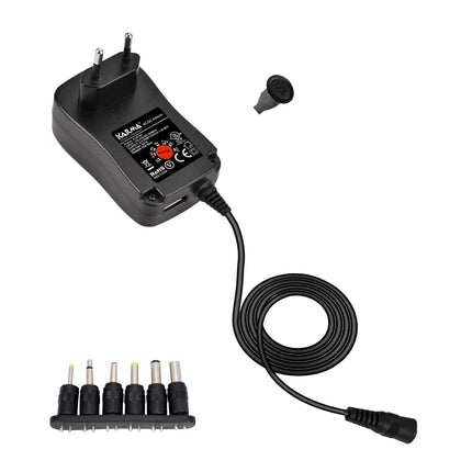 Transformador AC230V/DC3 a 12V 1,5A 18W + USB-Energia-Karma-Music Stage