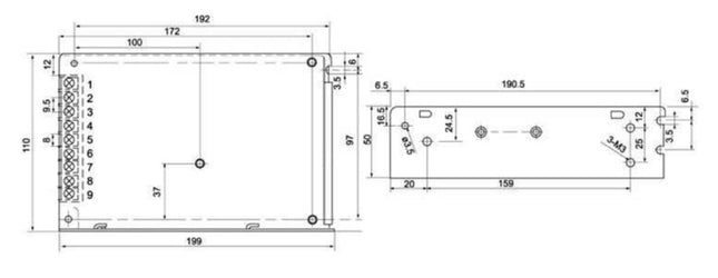 Fonte Alimentação AC230V/DC24V 30A 720W IP30-Iluminacao e led-SMI-Music Stage