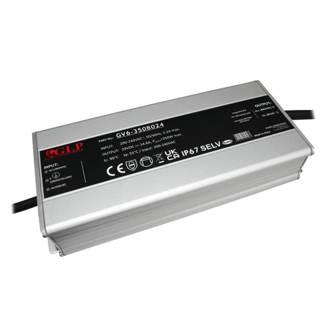 Fonte Alimentação AC230V/DC24V 14,6A 350W IP67-Iluminacao e led-GLP-Music Stage