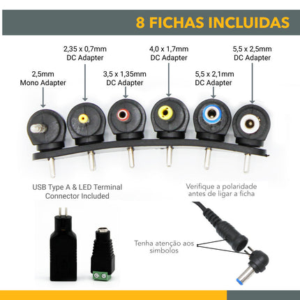 Transformador AC230V/DC3 a 12V 2250mA-Energia-PCWork-Music Stage