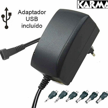 Transformador AC230V/DC3 a 12V 2,25A 27W + USB-Energia-Karma-Music Stage