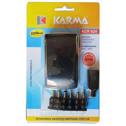 Transformador AC230V/DC3 a 12V 2,25A 27W + USB-Energia-Karma-Music Stage