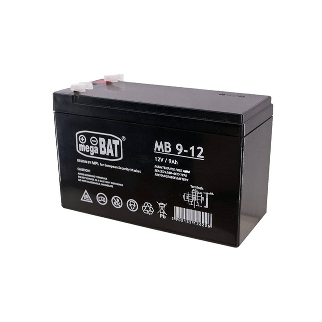 Bateria Ácida 12V 9Ah (151X65X95mm)-Energia-megaBAT-Music Stage