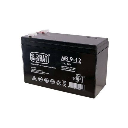 Bateria Ácida 12V 9Ah (151X65X95mm)-Energia-megaBAT-Music Stage