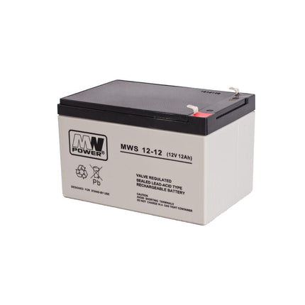 Bateria Ácida 12V 12Ah (151x98x94mm)-Energia-MW POWER-Music Stage