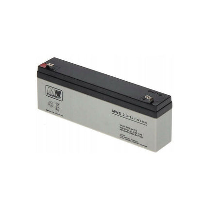 Bateria Ácida 12V 2,3Ah (179x35x61mm)-Energia-MW POWER-Music Stage