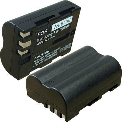 Bateria p/ Câmara Nikon EN-EL3E - 7,4V/1400mAh-Energia-HQ-Music Stage