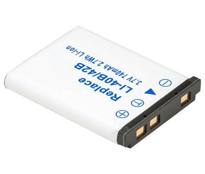 Bateria p/ Câmara Olympus LI-40B - 3,7V/740mAh-Energia-Nimo-Music Stage