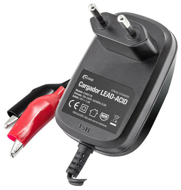 Carregador Baterias de Chumbo 12V 900mA-Energia-Nimo-Music Stage