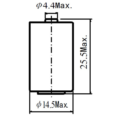 Pilha Lítio 3,6V 1200mA 1/2AA Able c/ Terminais-Energia-Eve-Music Stage