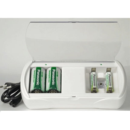 Carregador 2/4 Pilhas R03/R6/R14/R20/9V - AC230V-Energia-Panasonic-Music Stage