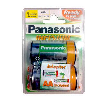 Adaptador R14 (c/ 2xR6) 2100mAh (Blister 2)-Energia-Panasonic-Music Stage