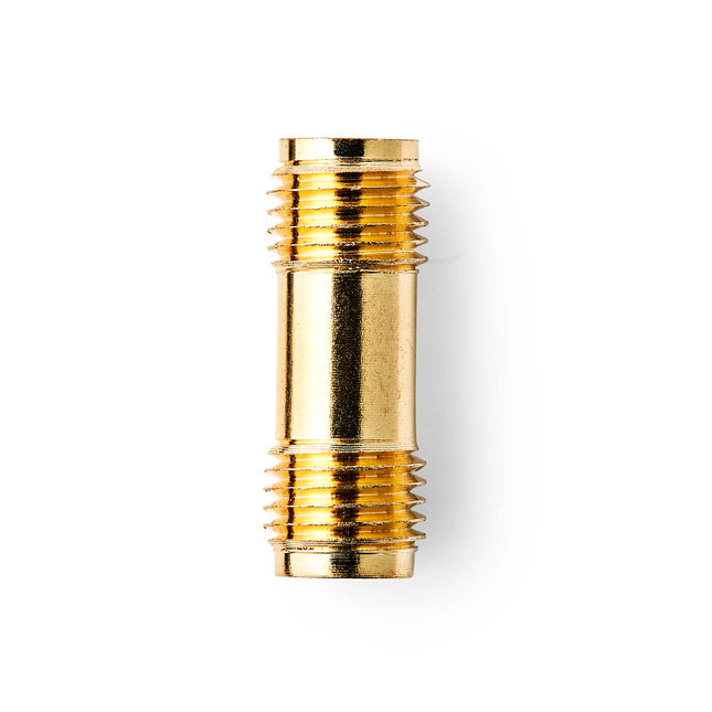 Adaptador SMA Femea / SMA Femea Dourada-Fichas e cabos-SMI-Music Stage
